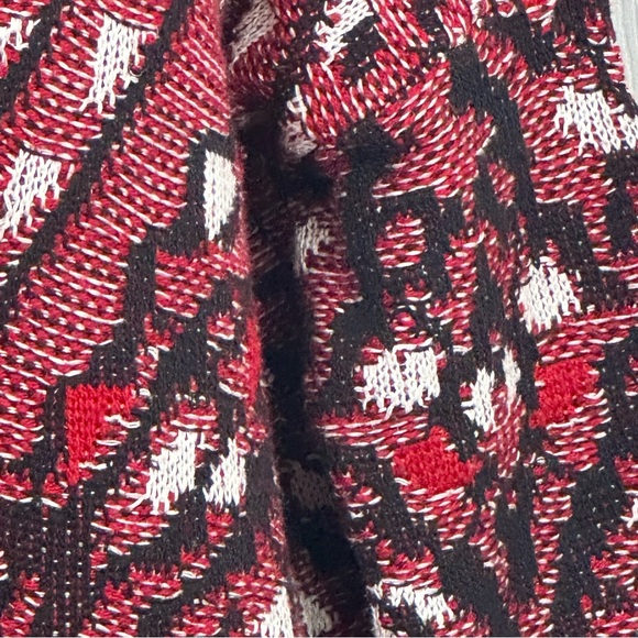 H&M Red Tribal Print Cardigan size small - Picture 4 of 6